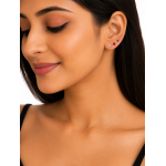 Crystal Stud Earrings Set for Women – Hypoallergenic Multi-Color Fashion Earrings