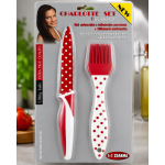 Kitchen Knife & Silicone Brush Set – Non-Stick Cooking Essentials