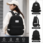 Fashion Large Capacity Backpack – Water-Resistant Casual School & Travel Bag