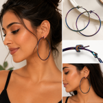 Rainbow Hoop Earrings for Women – Stylish Stainless Steel Fashion Hoops