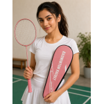 Portable Sports Badminton Racquet with Protective Cover - Image 4