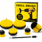 5-Piece Drill Brush Cleaning Attachment Set with Extension – Power Scrubber Brushes for Bathroom, Kitchen & Car